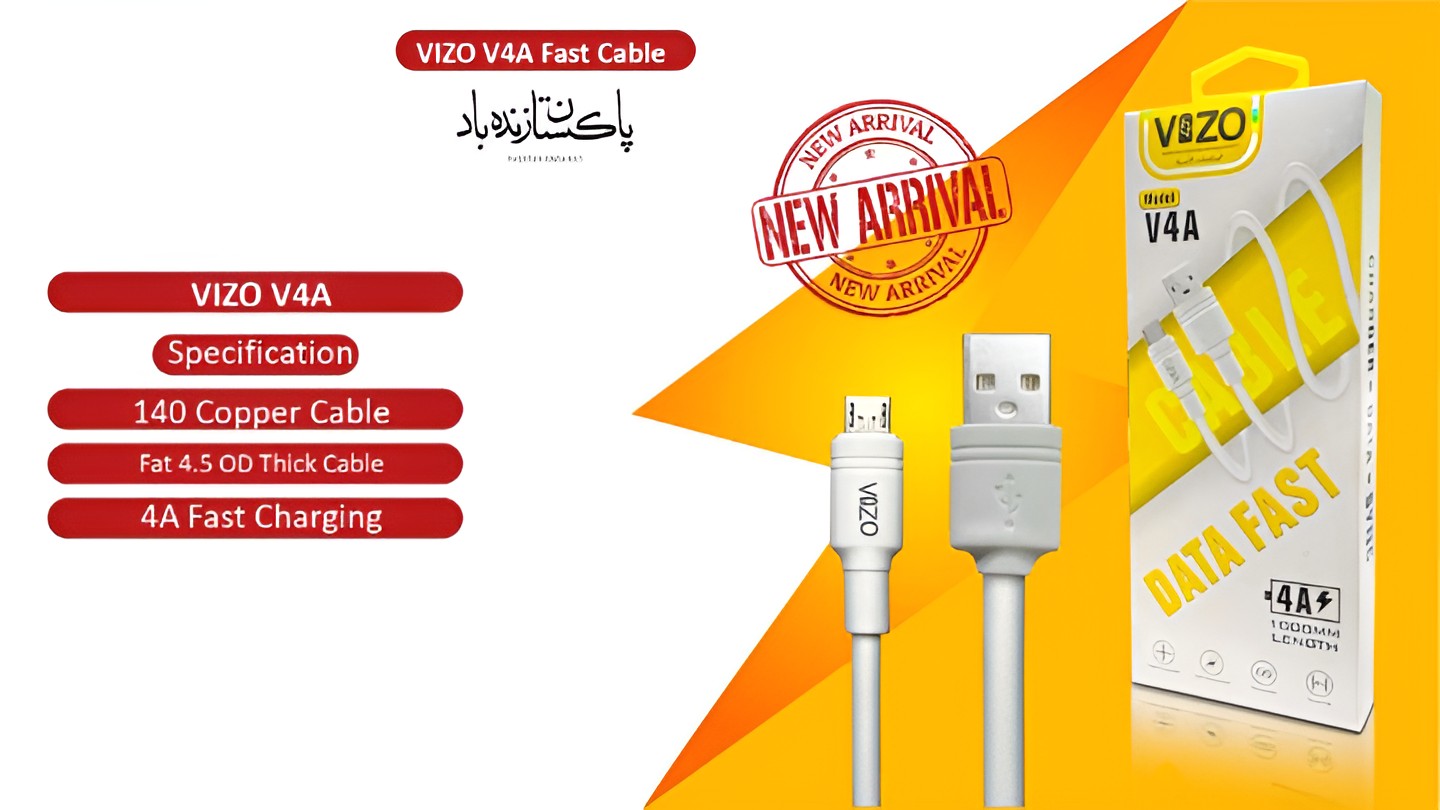 V4A MICRO & TYPE C Charging Cable for Android Mobile Phones